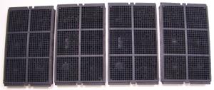 [314.008.009.003] FILTRE CHARBON HOTTE 4 CASSETTES EL/MEURICE  - Plus livrable