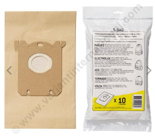[627.010.068.202] SACS ASPI ADAPTABLE S-BAG PHILIPS / AEG / ELECTROLUX  E200 - /10P