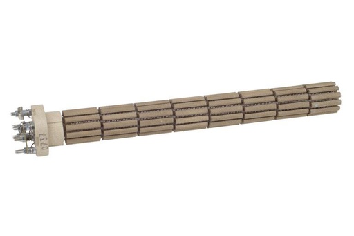 [105.007.033.004] Résistance stéatite chauffe-eau Bosch tête carrée - cablée 00219408  - 2400W - Diam. 46MM - Long. 410MM