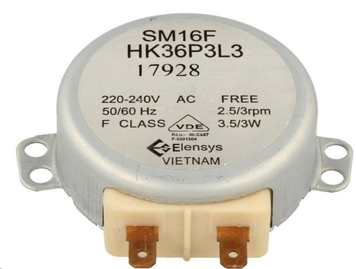 [101.009.031.000] MICROMOTEUR M.O.SM16F - HK36P3L3 -  Airlux - Gorenje - Smeg - Kupperbush - Teka - Electrolux ...