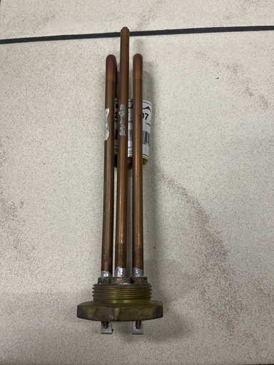 [105.007.000.036] Résistance chauffe-eau tête laiton diamètre 1"1/4 - filetée -1400W - sonde 225MM - Jusqu'à fin de stock