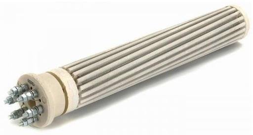 [105.007.000.055] Résistance chauffe-eau stéatite 1650W- Diam 47cm -Long 34cm - monophasée / triphasée 