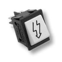 [121.000.000.029] INTERRUPTEUR 1 POSITION CONTACT MAINTENU - BIPOLAIRE 4C
