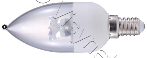 [130.000.000.127] AMPOULE LED TECHNOLUX CRYSTAL E14 5W 3000°K 380LM 220°
