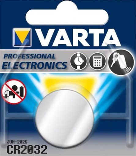 [140.000.000.017] PILE PESE PERSONNE/ORDI/COMMANDE CR2032