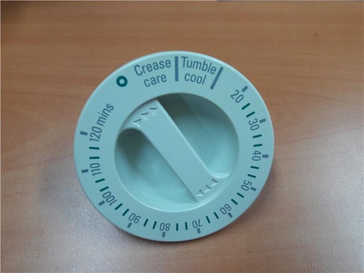 [302.005.114.004] BOUTON  BLANC MINUTERIE  SECHE LINGE CREDA / HOT POINT 1700133  - Jusqu'à fin de stock