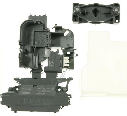 [350.002.009.012] MECANISME VERROUILLAGE + CLIQUET DE  PORTE LV ELECTROLUX / ZANUSSI / AEG - 4055392551 / 4055973491