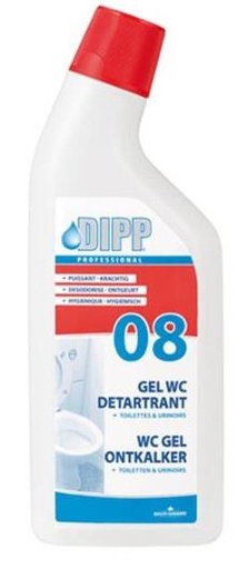 [900.000.000.041] DIPP N° 8 - GEL WC DETARTRANT - 750 ML