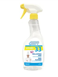 [900.000.000.013] Nettoyant "brillanteur inox" - spray - Dipp33