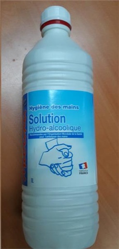 [900.000.000.079] SOLUTION HYDRO ALCOOLIQUE 70% - HYGIENE DES MAINS - 1 L