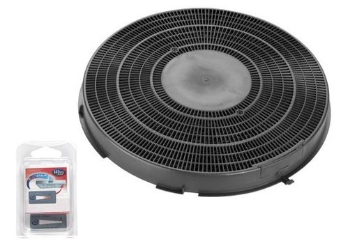 [314.008.005.010] FILTRE CHARBON ACTIF HOTTE WHIRLPOOL - DKF26 - DKF21 - FAC269 - TYPE 26 - DIAM270MM / ARISTON / ELICA