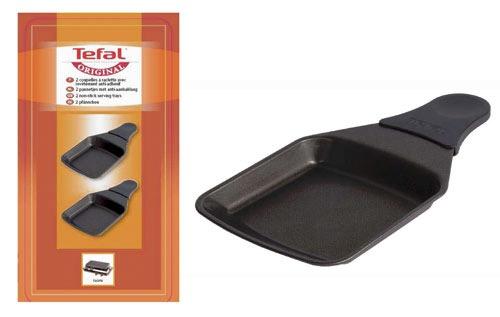 [466.027.088.002] JEU DE COUPELLES CARREES RACLETTE TEFAL /2P. - XA400202