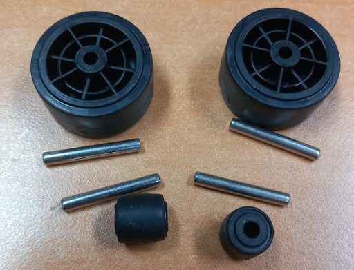 [360.010.033.003] Kit roulettes brosse aspirateur Bosch 12027822