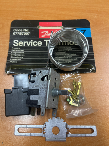 [111.003.000.087] KIT THERMOSTAT UNIVERSEL CONGELATEUR A SIGNAL PASSIF - CAPILLAIRE 2.3M - DANFOSS N°7 - 077B7007