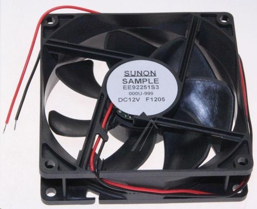 [102.000.000.006] VENTILATEUR AXIAL SUNON 12V DC - 1.92 W -  92X92X25  - MF92252V1-1000U-A99