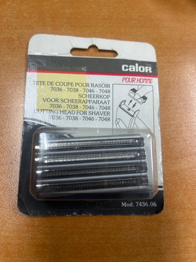 [480.029.088.001] TETE DE COUPE POUR RASOIR 7036 - 7038 - 7046 -7048 CALOR CS-001165 - 7436.06 - Jusqu'à fin de stock