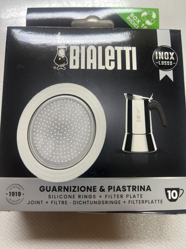 [229.025.193.002] JOINT SILICONE + FILTRE CAFETIERE BIALLETI VENUS - KITTY - MUSA - CLASS - 10 TASSES - 800413