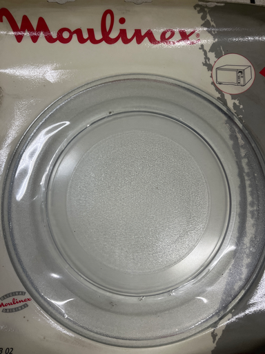[750.009.078.001] PLATEAU EN VERRE MO MOULINEX - 051 / 291 / 886 / A17 / D85 / Q96 / Y71 / W66 - DIAM 32 CM - A10B02 - Jusqu'à fin de stock