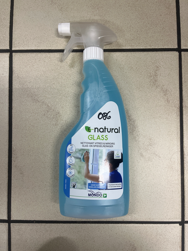 [900.000.000.086] MONDO - NETTOYANT VITRE ET MIROIR PROFESSIONNEL - E-NATURAL - 750 ML