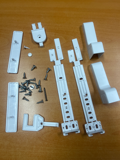[300.003.033.012] KIT GLISSIERE / FIXATION PORTE DECORATIVE FRIGO BOSCH / SIEMENS - 00264862