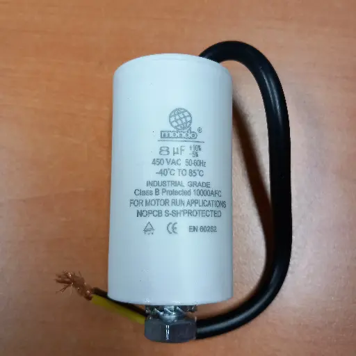 [125.000.000.009F] CONDENSATEUR  8µ  - Volt 450 - FILAIRE