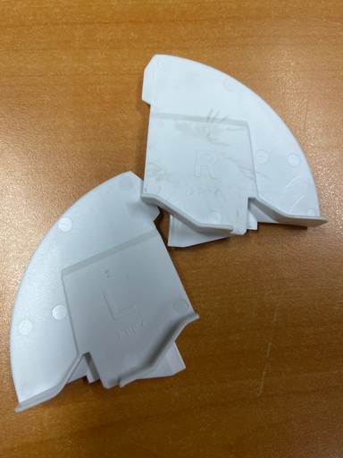 [331.002.005.007]  KIT DE CACHE CHARNIERE  LV BEKO / WHIRLPOOL  481941719612 / 1855320001 